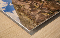 chimney rock formation in Zelve.  Wood print