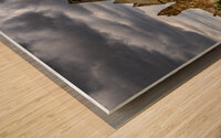 view of rock formations in the rose valley in cappadocia.  Wood print