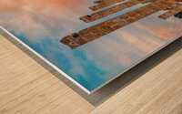 locality of Vendicari. Wood print