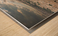 Scicli in Sicily urban view Wood print