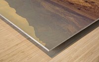 desert road leading to wadi rum Jordan. Wood print