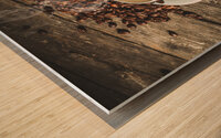 coffee background Wood print