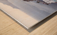 santorini oia background Wood print