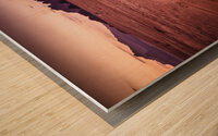 wadi rum at sunset Wood print