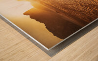 wadi rum at sunset Wood print