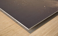 explosion of glass sfere Wood print