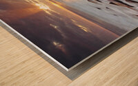 Rocky Coastline Wood print
