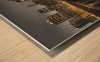 New York Skyline Wood print