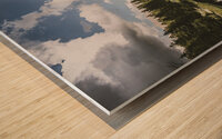 lake of nambino in italy Wood print