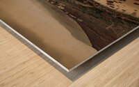beautifull landscape in faroe  Wood print