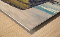 cliff view in faroe  Wood print