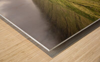 road in faroe island Wood print