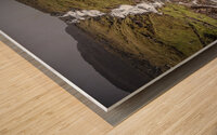 water fall in faroe islands Wood print