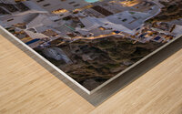 oia santorini greece Wood print