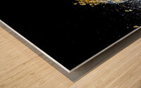 real explosion background Wood print