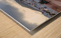 oai santorini view Wood print