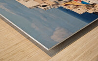 oai santorini view Wood print
