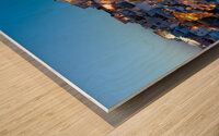 oia night view Wood print