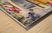2003 Yellow Porsche 911 Turbo X100 1 Wood print