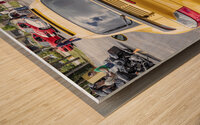 2003 Yellow Porsche 911 Turbo X100 8 Wood print