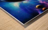 Jovian Sunset Wood print