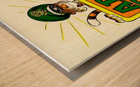 phil neel cartoon army rotc tiger art  Wood print
