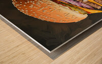 Ode to the Burger Wood print