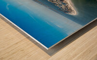 Fort Myers Beach and Pier Post-Ian Wood print