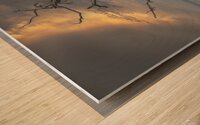 CHALLENGING Wood print