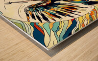 Nu Expressionism Wood print