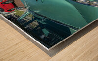 1957 Green Dodge Coronet 4 door X1 10 Wood print