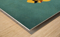 Family of Yellow Rubber Duckies X1 2 Wood print
