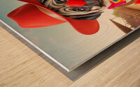Pugsly The Rodeo Clown Wood print
