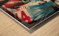 1980s Oklahoma Sooners Football Art Viewfinder Slide Wood print