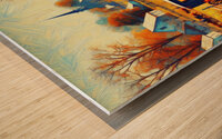  Nu Expressionism Wood print