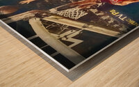 Larry Bird Dr. J Boston Garden Art Wood print
