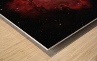 Soul Nebula Cropped Wood print