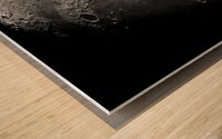 Moon Mountains Wood print