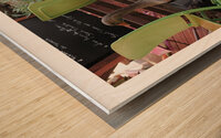 ON THE MENU Wood print