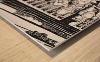 Preparing For Battle Wood print