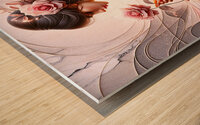 Rose Reflections  Wood print