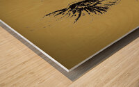 1980s Southern Miss Golden Eagle Wood print