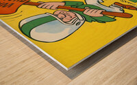 John Churchill Chase Tulane Florida Cartoon Art Wood print