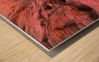 The Pink Slot Canyon Wood print