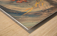 Wiped off the map. Wood print