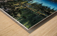 Sierra Mountain Pond Reflections  Wood print