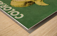 Vintage Colorado State Ram Art Wood print