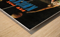 Vintage 70s New York Knicks Art Wood print