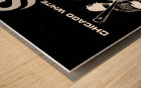 vintage chicago white sox remix art row1 Wood print