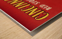 Cincinnati Red Stockings Art Wood print